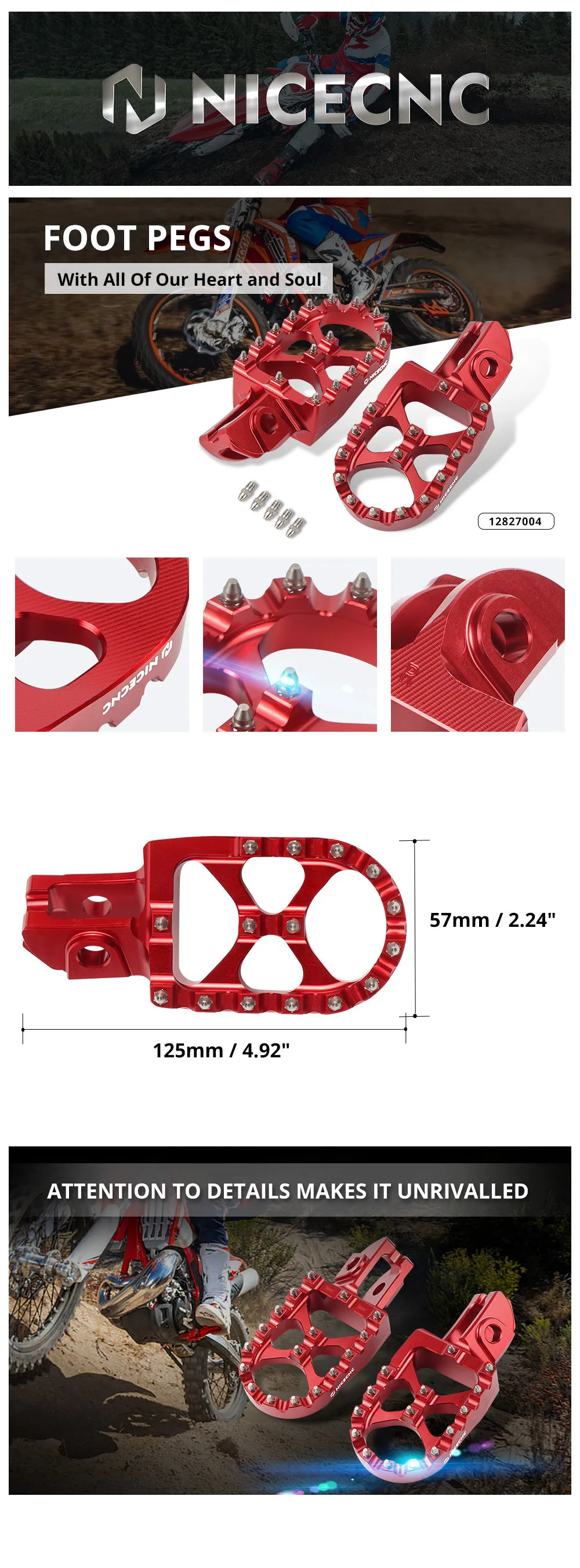 (EU-Lager) Für 2024 Beta RR 300 RR 250 RR 200 250 300 350 390 400 430 450 480 520 2020-2024 Motorrad Fußrasten Fußstützen – Detail 2