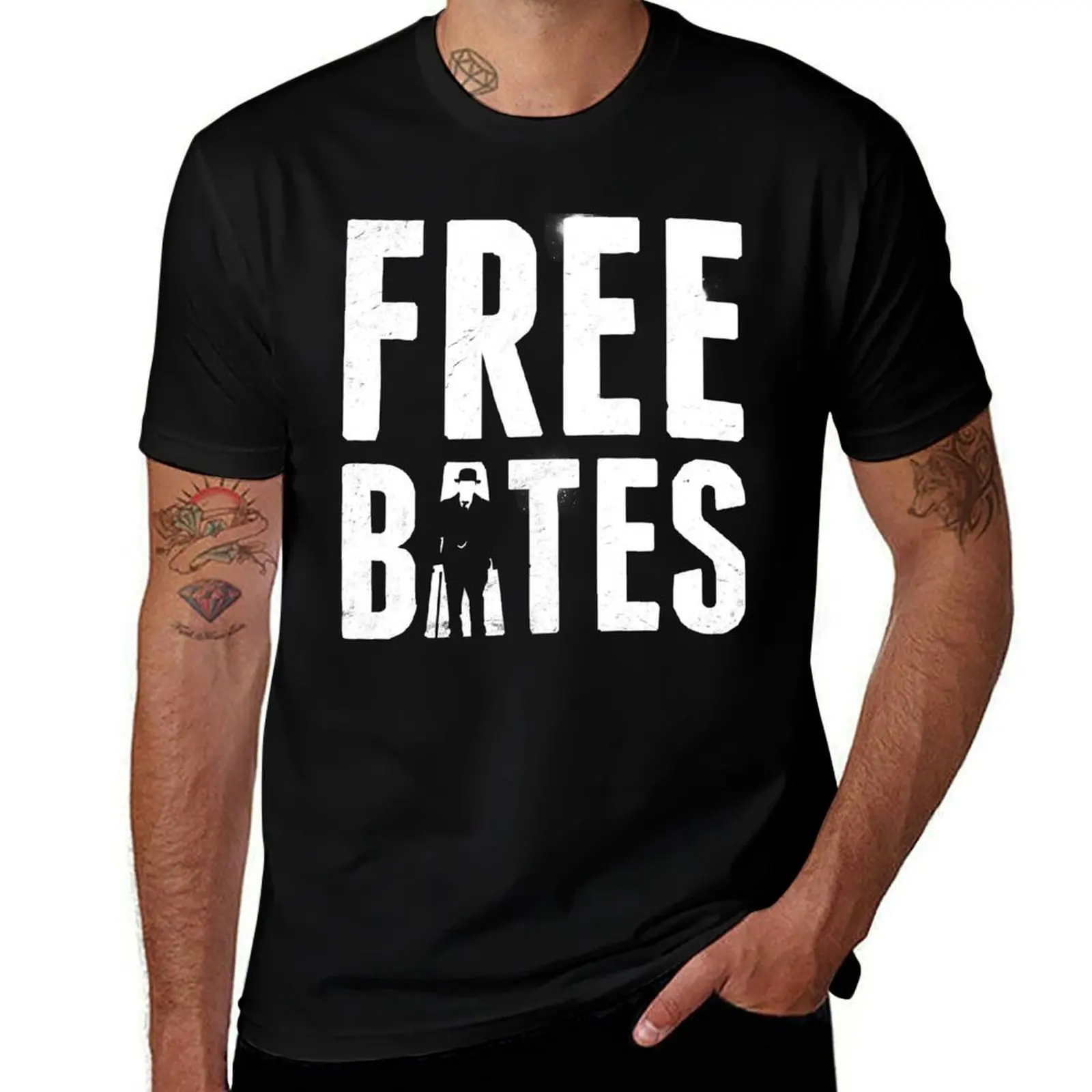 

Free Bates T-Shirt funny t shirts dark humor t shirt man luxury T-Shirt