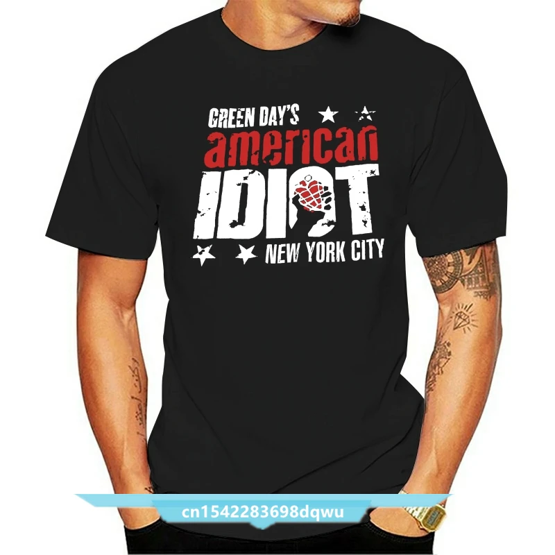 

Green Day American Idiot New York City T Shirt NYC NY Sz. Large