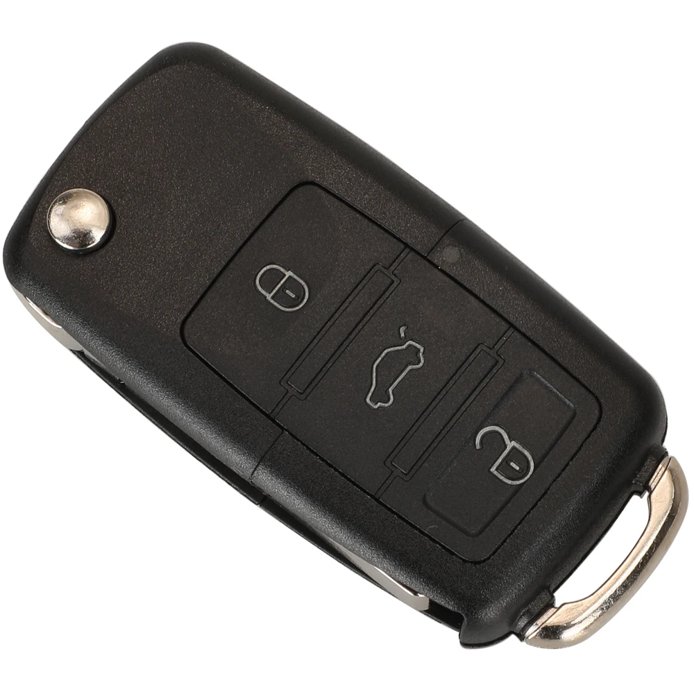 Jingyuqin 3 Buttons 434MHz ID48 Flip Remote Control Car Key For Volkswagen VW Beetle Golf Jetta Passat 2011-2015 1J0959753P