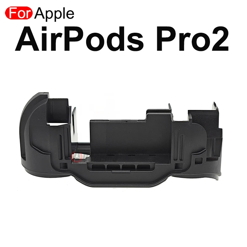 Aocarmo For Apple AirPods 3 Pro Pro2 Battery Holder Black Plastic Bracket For Charging Case Battery Box Compartment Repair Part