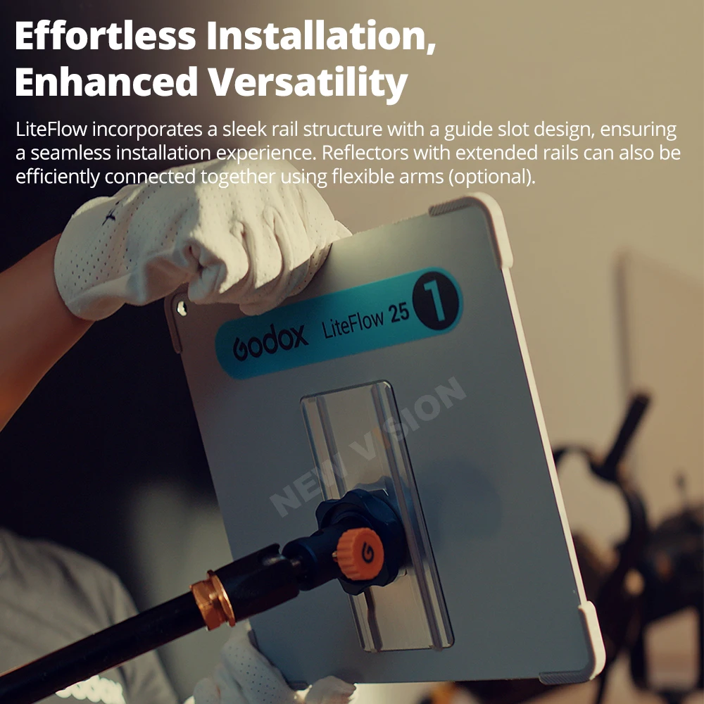 GODOX LiteFlow 7/15/25/50/100 إضاءة سينمائية بأحجام مختلفة عاكس تركيب جهد ملحقات التصوير عاكس الشمس