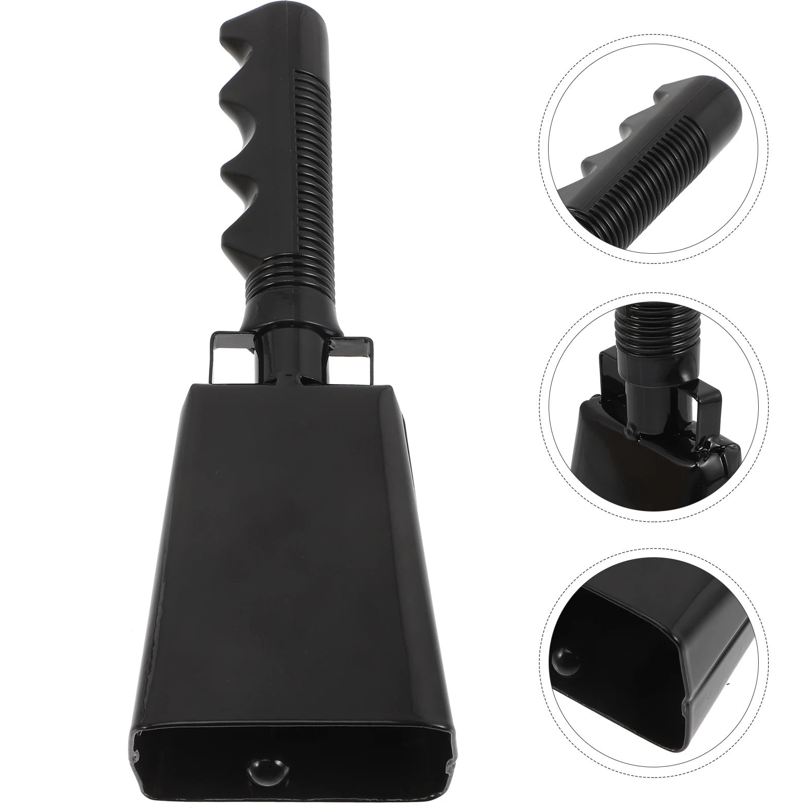 

Handle Cowbell Soccer Steel Noise Maker Metal Cheering with Instrument Handbells Musical Child Percussion Cowbells