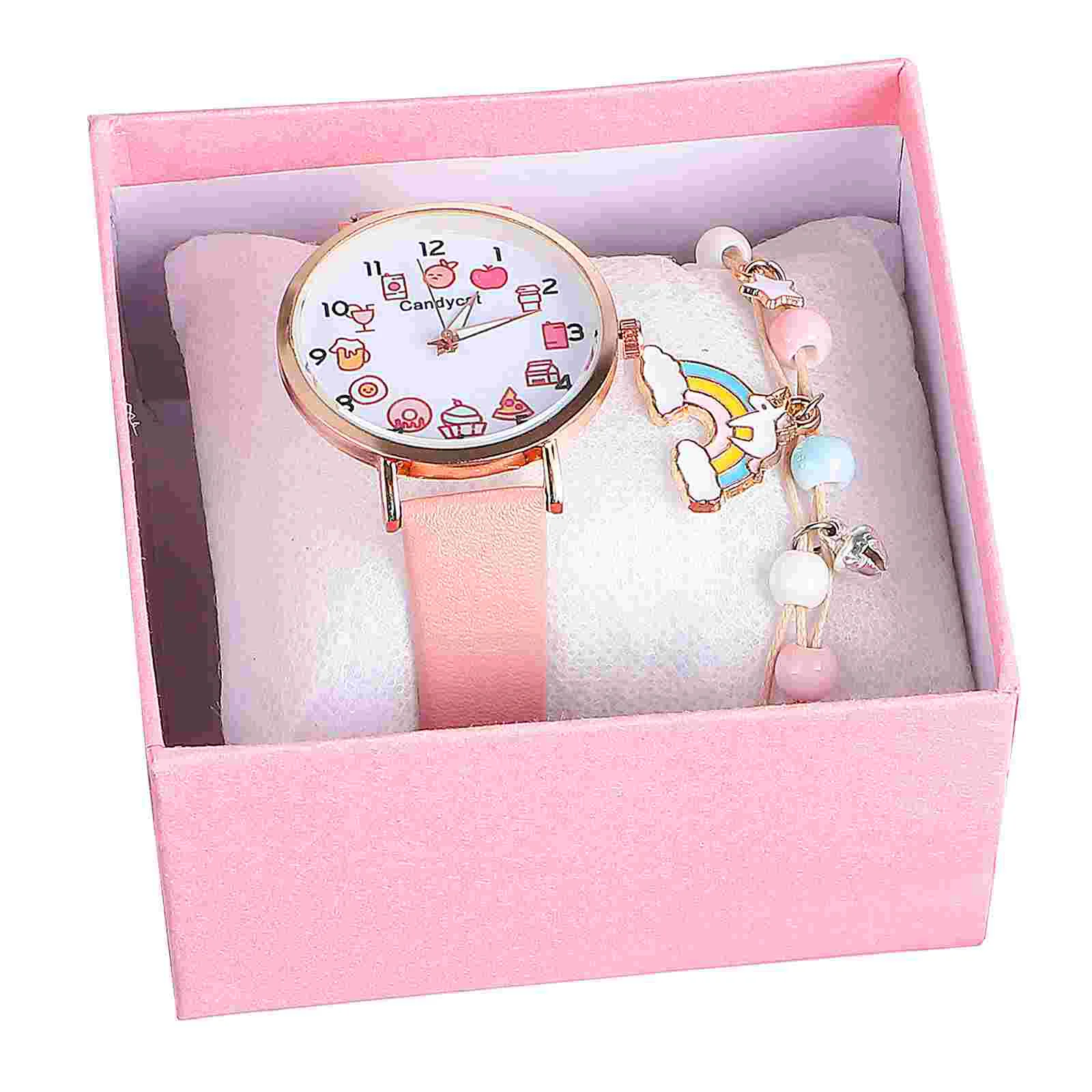 Fruit Dial Watch Kids Watches for Girls Ages 5-7 Toddler Childrens Gifts Presents Cartoon Quartz