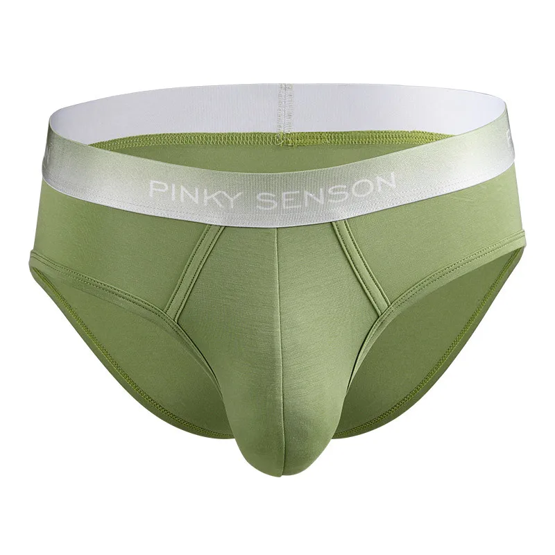 Stay Cool and Comfortable with Pinky Senson Men's Modal Solid Color Briefs