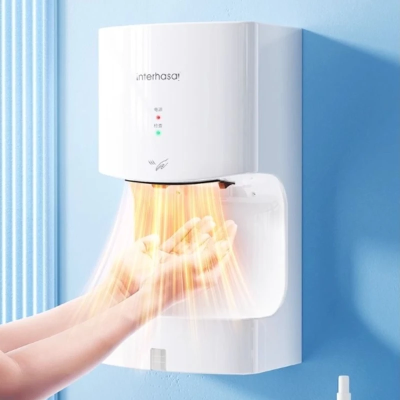 

Быстрая сушка рук, ванная комната для отеля, бытовая, полностью автоматическая индукционная горячая и холодная сушилка для рук, новый стиль