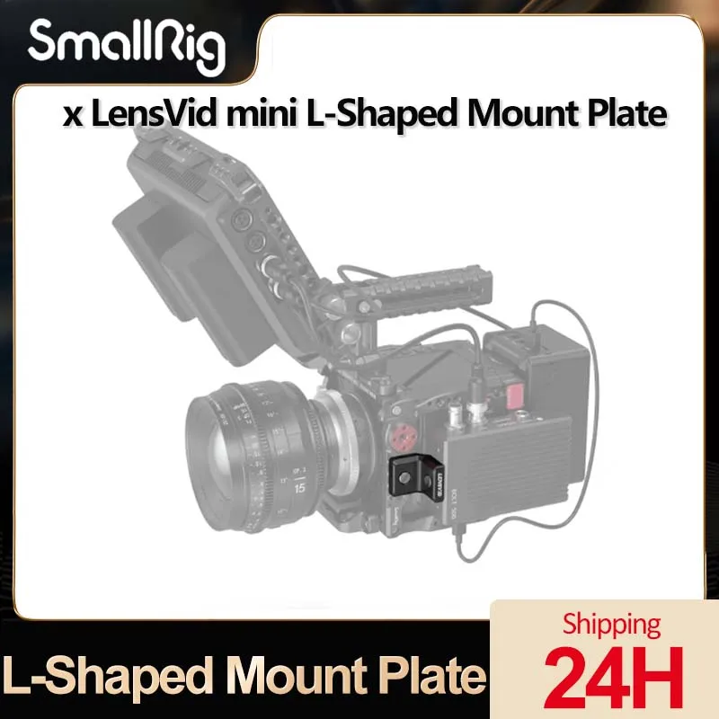 

SmallRig x LensVid mini L-Shaped Mount Plate Kit MD4360 Quick Release Camera Plate V-mount Plates for Monitors