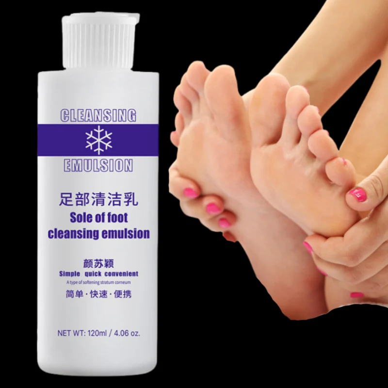 120ml New Foot Exfoliator Softener Remove Dead Skin Calluses Sole of  Foot Cleansing Emulsion Anti-Cracked Heel Enhancer