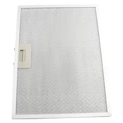 Durable Metal Mesh Filter Silver Hood Filter 400 X 300 X 9mm Improved Air Circulation Ventilation Suction Filter