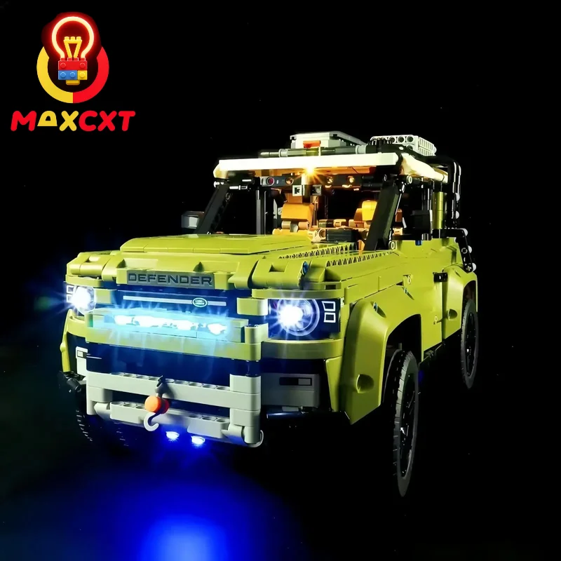 MAXCXT LED Light For LEGO 42110 Land Rover Defender DIY Decorative Lamp  (Not Include Lego Building Blocks Set ﻿）