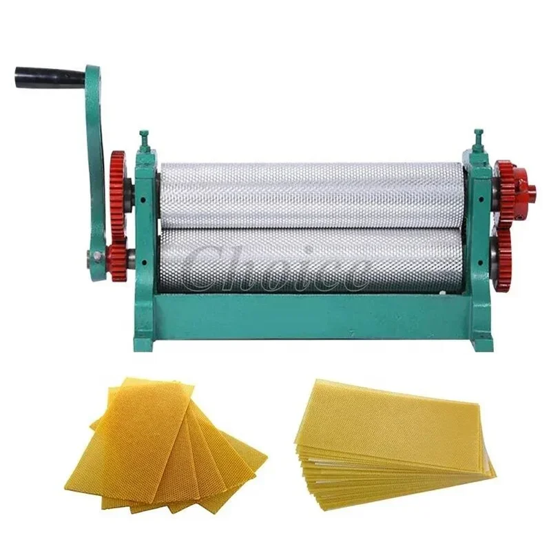 Beekeeping Tools Bee Wax Sheet Making Embossing Roller Full Auto Beeswax Foundation Sheet Machine Roller For Sale in EU