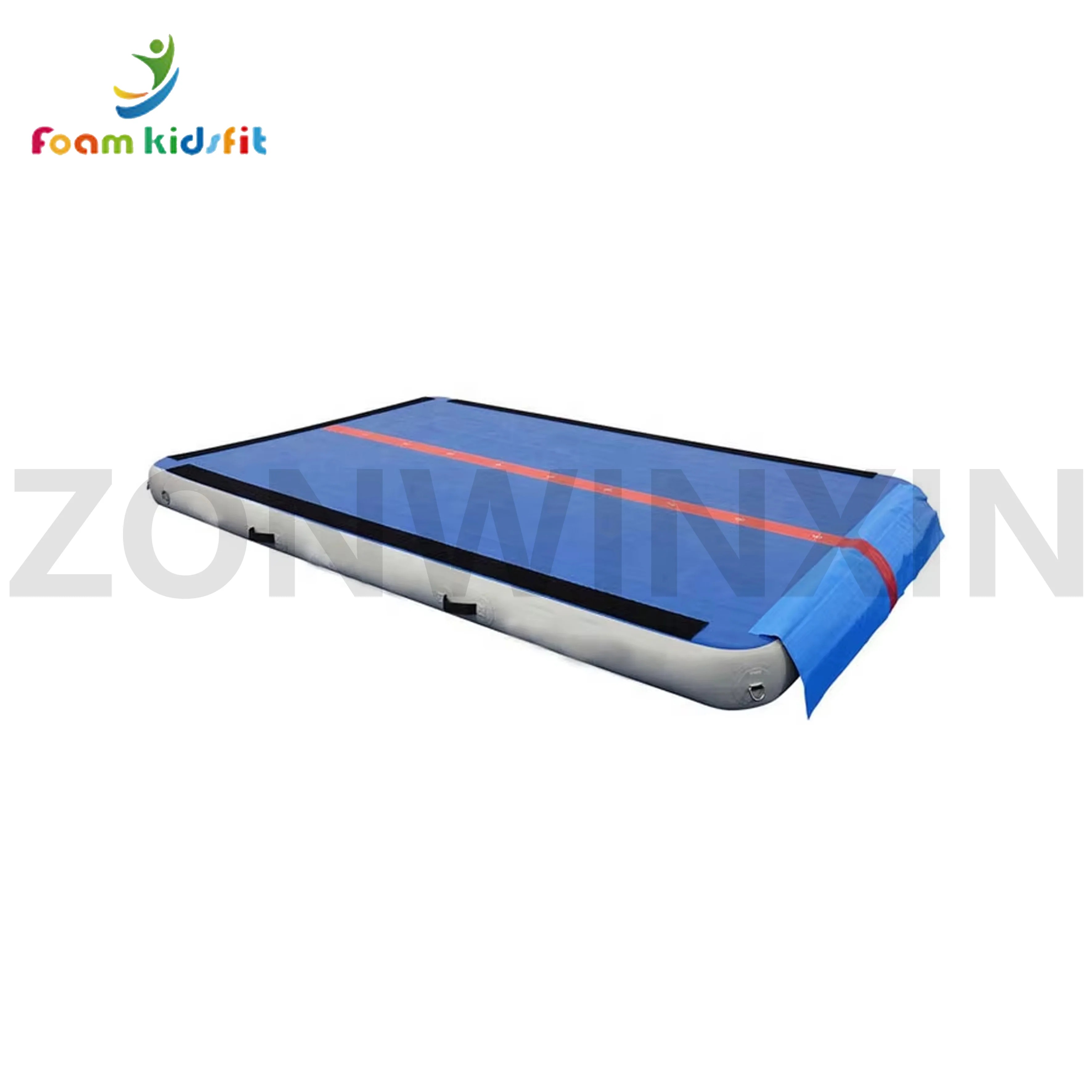 ZONWINXIN Factory Supply Gymnastics Equipment Inflatable Airtrack Tumbling Mat Air Track Floor Mats Gymnastics Mattress