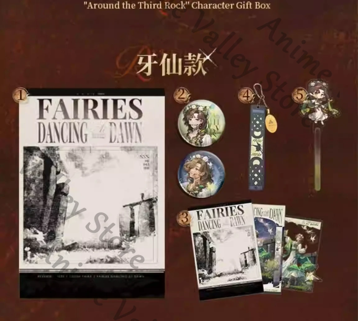 

Anime Genuine Reverse:1999 Tooth Fairy Cosplay Gift Box Cartoon Badge Emblem Poster Transparent Cards Lanyard Punch Card Rod