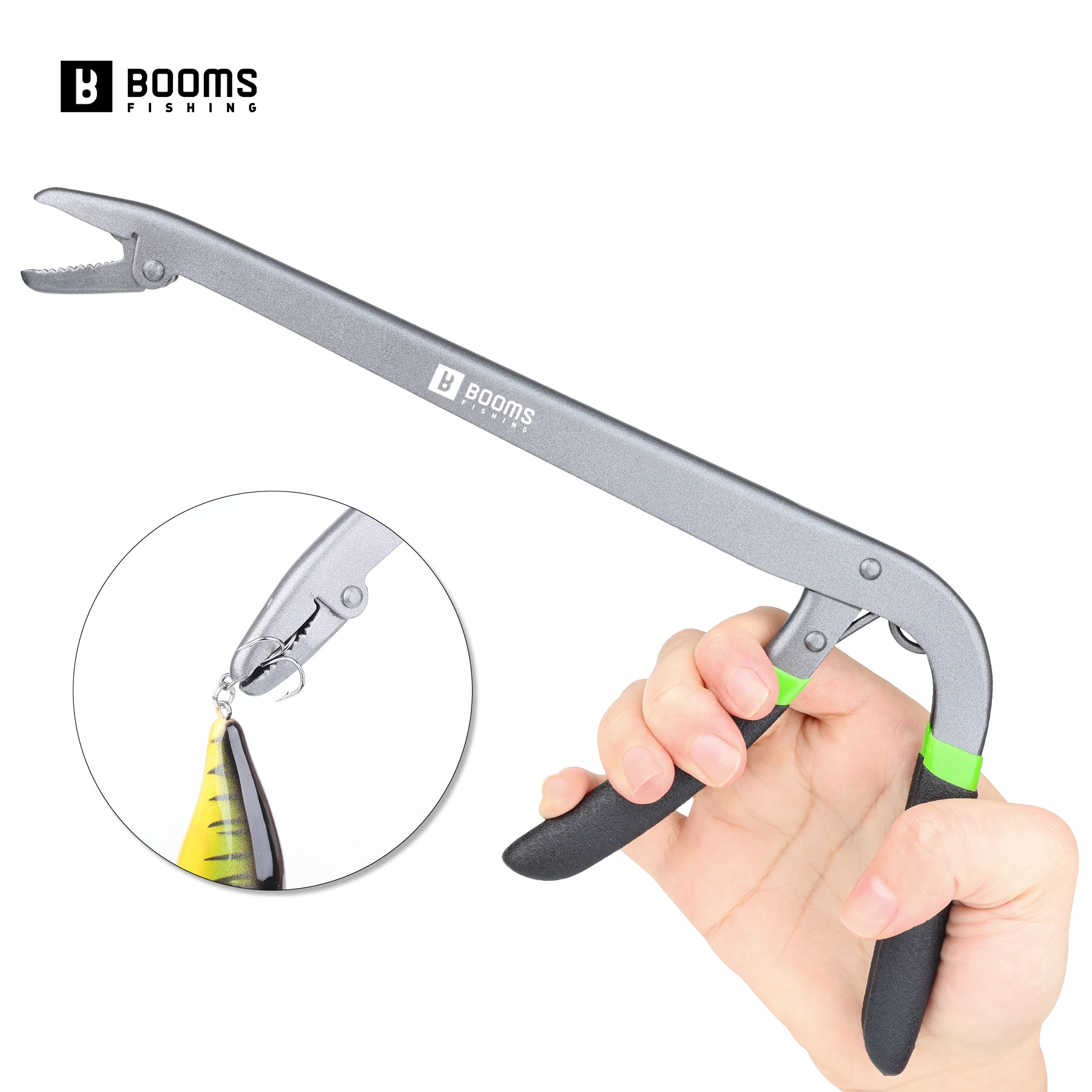 Ausleger Angeln Carbon Stahl Aushaken Gerät Fisch Clamp Clip Fangen Angeln Haken Remover Zange Werkzeug Tackle für Angeln Anhänger – Detail 1