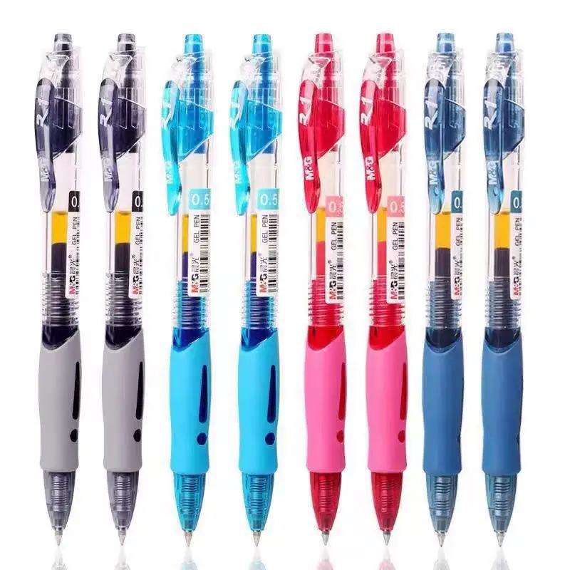 

12pcs Pen Press The Neutral Students Use Water Office Signature Black Red Blue Black Prescription