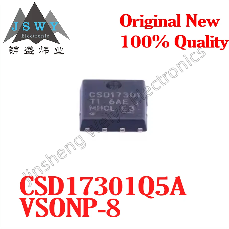 

(10/50 PCS) CSD17301Q5A CSD17301 DFN5X6 N-Channel 30V181A 100% Original Stock Fast Shipping Electronic Components