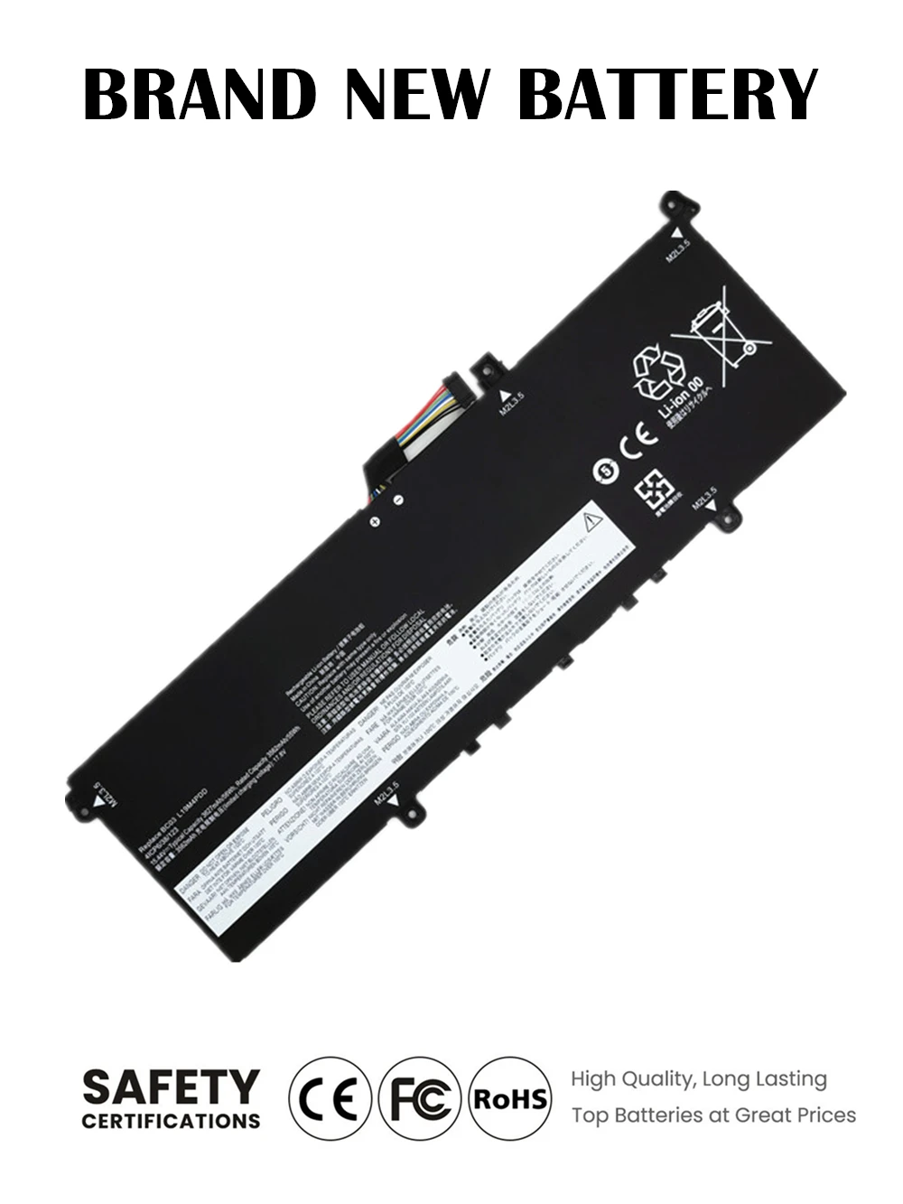L19M4PDD Laptop Battery For Lenovo L19C4PDD L19D4PDD 5B10Z37621 SB10Z37616 SB10Z37619 5B10Z37617 5B10Z37618