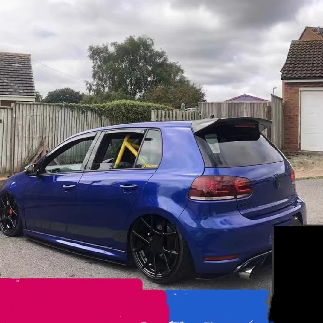 

Черное крыло заднего хода из углеродного волокна для Volkswagen vw Golf 6 GTI R20, конвертирует корпус из АБС-пластика, автомобильные аксессуары