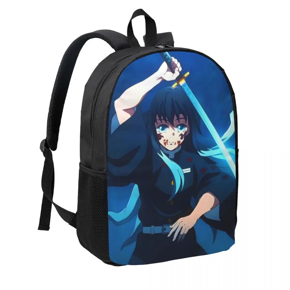 Mochilas con póster de Muichiro Tokito, mochila para mujeres, hombres y adolescentes, mochila escolar para estudiantes, mochila de viaje, bolso de hombro