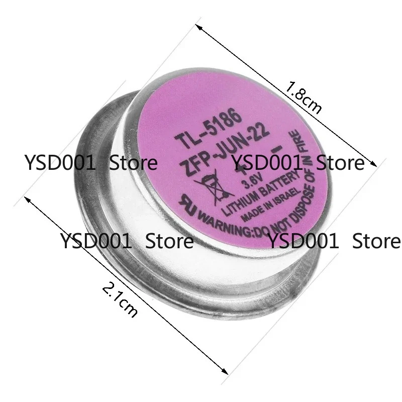 TL-5186 DIP2 3.6V Battery | Lithium Wafer Type | Electronic Backup Power
