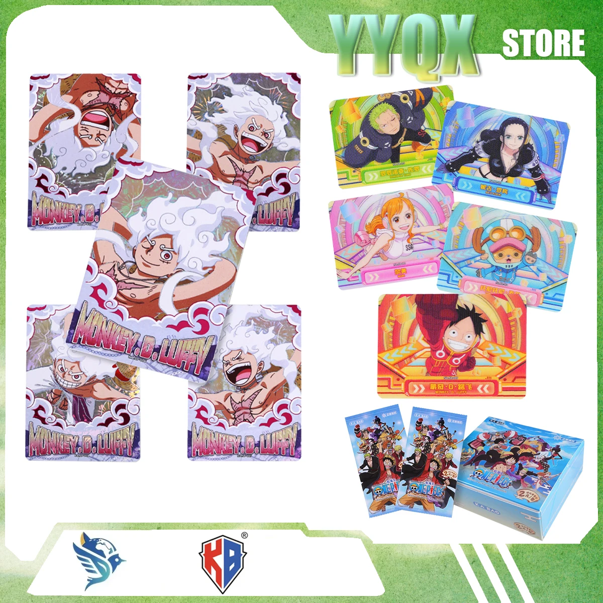 KABAO 2026 NEW One Piece‌ Collection Card Peripheral Animations Cartoons Comics Surprise Gifts Cute Games Ornaments Rare Trendy