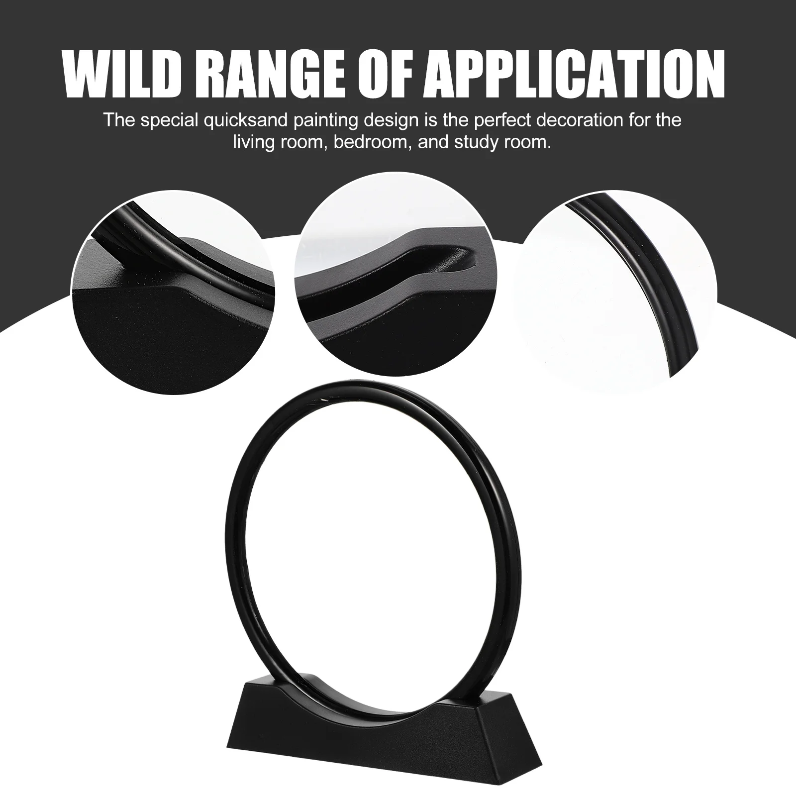 1 Set DIY Quicksand-Malerei-Dekor, elegantes Ornament-Set für Wohnzimmer, Schlafzimmer, Arbeitszimmer, lange Haltbarkeit, Geschenkidee