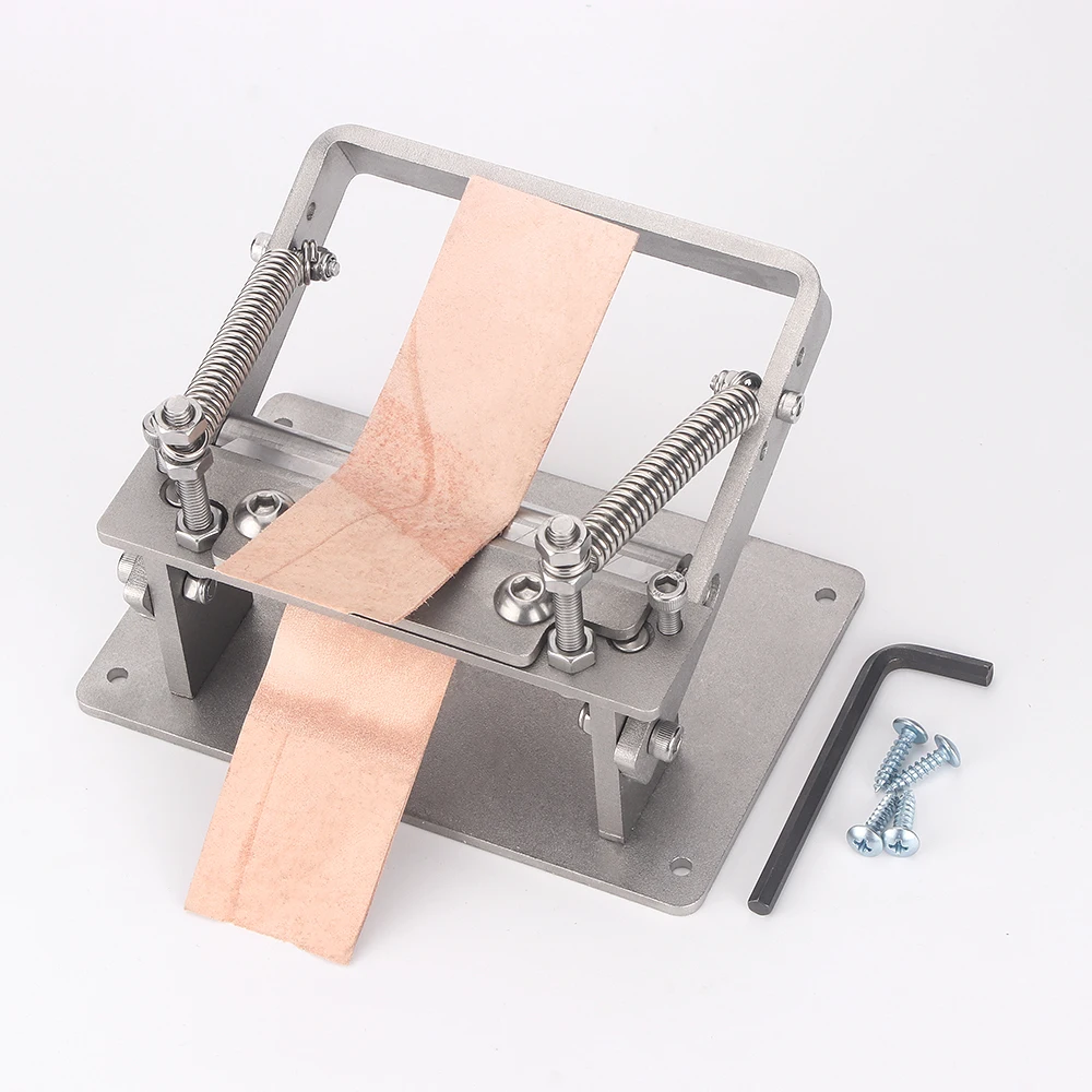 

1Set DIY Plant Tanning Leather Peeling & Thinning Machine, Rolling Bearing Manual Leather Splitter Skiver Paring Peeling Machine