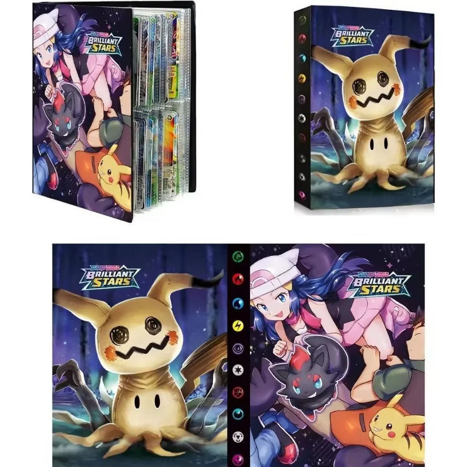 240 pçs álbum pokemon cartões álbum livro dos desenhos animados anime charizard cartão de jogo vmax gx ex titular coleção pasta criança legal brinquedo presente