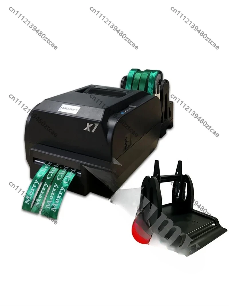 

Ribbon Printing Machine Custom Label Electric Satin Ribbon Printer Suitable For Weddings/Celebrations/Flower Shop Gifts 110/220V