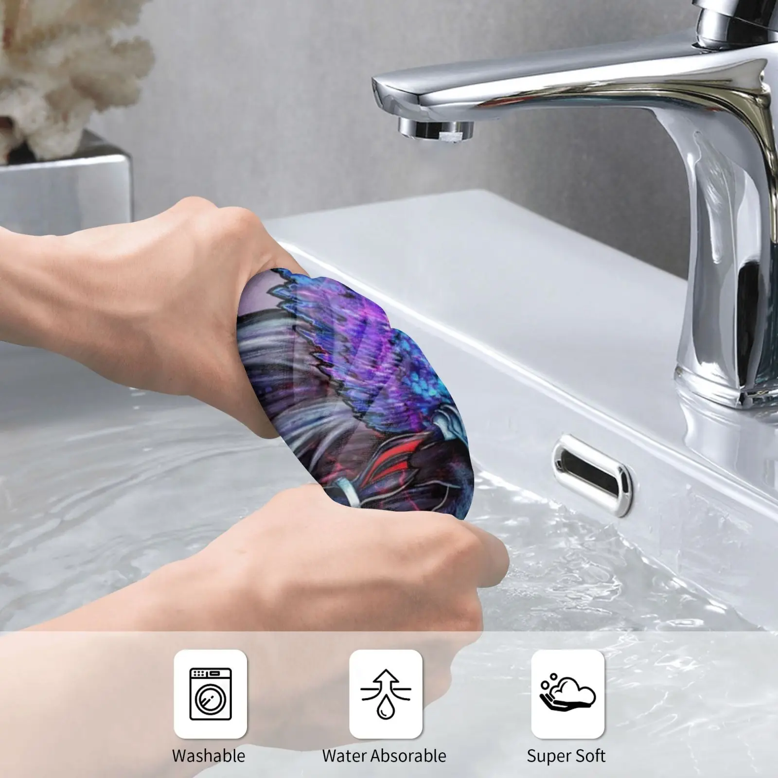 Kh Owa Seph : Custom Towel Bath Towel Sephiroth Kingdom Hearts Kh2 Ff7 One Winged Angel Final Fantasy Vii