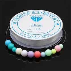 Strong Nylon Corda Beading Cord, Fio Transparente, Não-Stretch, Linha de Peixe, DIY, Jóias, 0.25mm, 0.3mm, 0.35mm, 0.4mm, 0.45mm, 0.5mm, 0,6mm, 0,8mm, 1 rolo