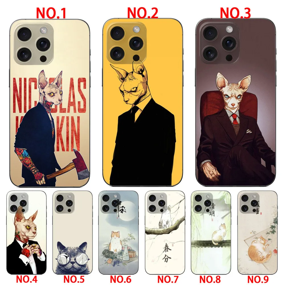 Cat protective phone case  for iPhone 6 6 Plus 7 8 SE 2020 SE 2022 7 Plus 8 Plus X XS XR