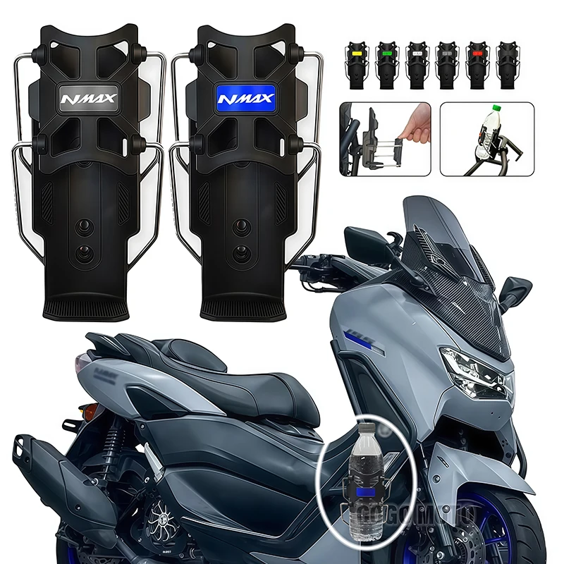 

Adjustable Cup Holder For YAMAHA NMAX125 NMAX155 NMAX N-max 125 155 V2 V3 nmax Tech Max Motorcycle Bottle Holder Accessories