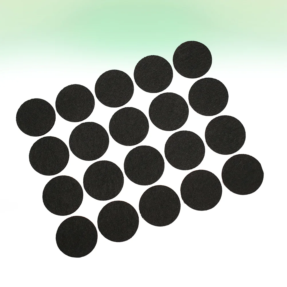 100 Pcs Felt Mats Furniture Pads Round Protective Mats Table Feet Mats Chair Feet Mats Floor Protectors Furniture Parts Black image 5