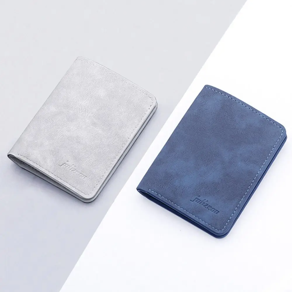 Fashion Mini Thin PU Leather Coin Bag Purse Men Wallet Card Holder