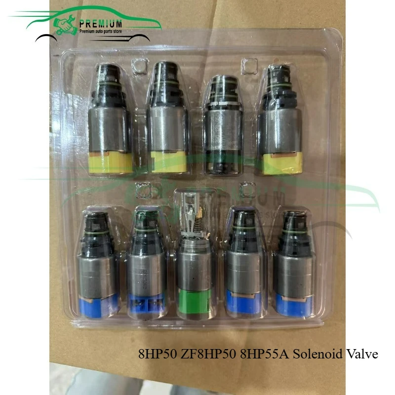 8HP50 ZF8HP50 8HP55A طقم صمامات الملف اللولبي ناقل حركة أوتوماتيكي يناسب BMW #2