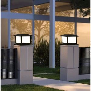 TEMPORIZED LED LED INSOBLE LIGHT PILAR DWATERPROOF SOLAR LIGHTS WATER WATER GARDEN PARTY PARTIES DECORATION OUT OFFICE LAMP RC LIGHT LIGHT Main Main Sales Light Post for Garden - №6