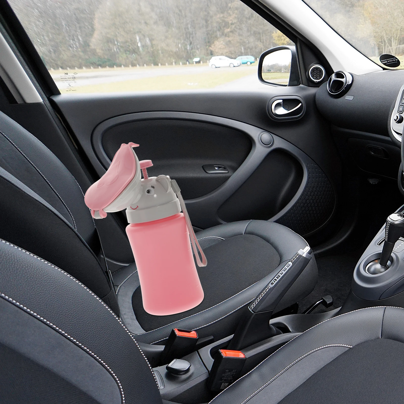 1pc Kinder Auto Urinal Tragbare Töpfchen Flasche Mini Urining Container Notfall Wc Outdoor Verwenden Leichte Dicht Cartoon