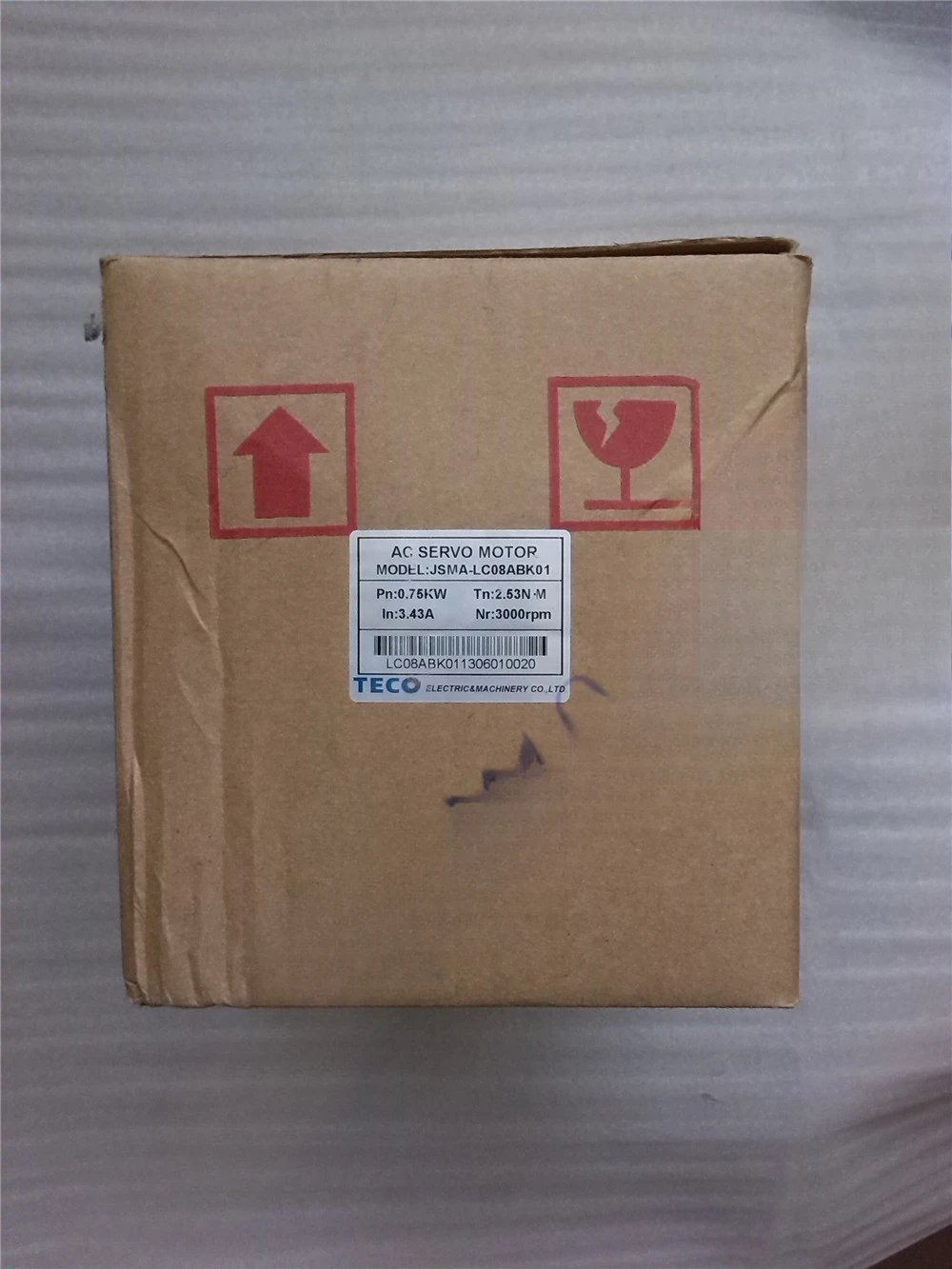 Servo motor 750W JSMA-LC08ABK00/01