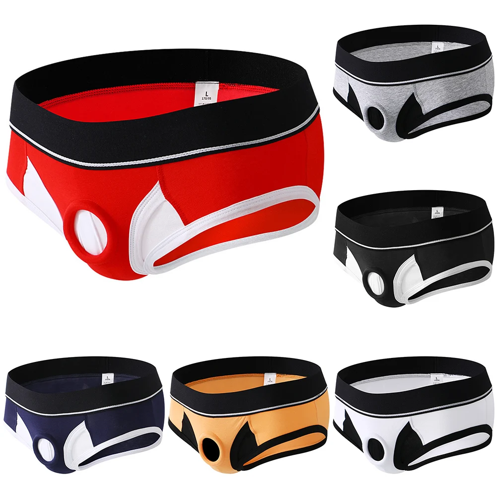 Sexy Underpants Waist Briefs Cotton Panties Briefs Pattern Chart Mens Middle Waist Notes Regular Regular Solid