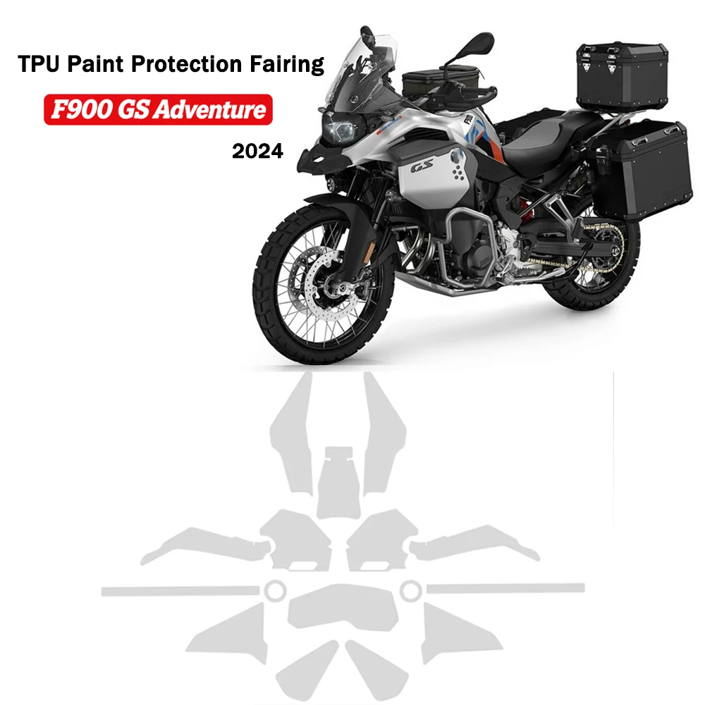 For BMW F900GS Adventure Motorcycle TPU  Paint Protection Fairing Protection PPF Anti-scratch Film Fits F900 GS Adventure 2024
