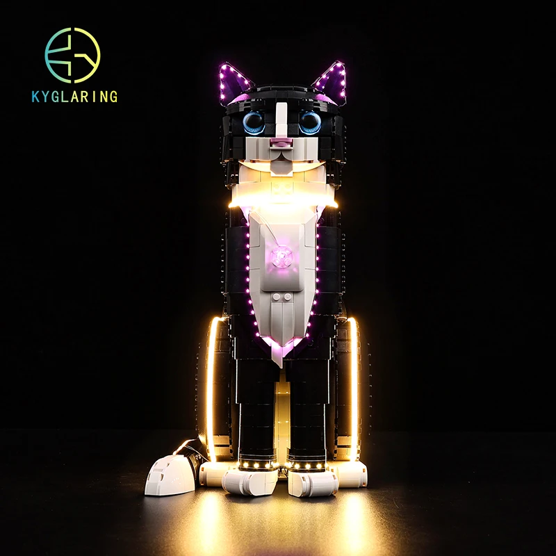 Kyglaring Light Kit For 21349 Tuxedo Cat Building Blocks LED Kit Toys (NOT Include the Model)
