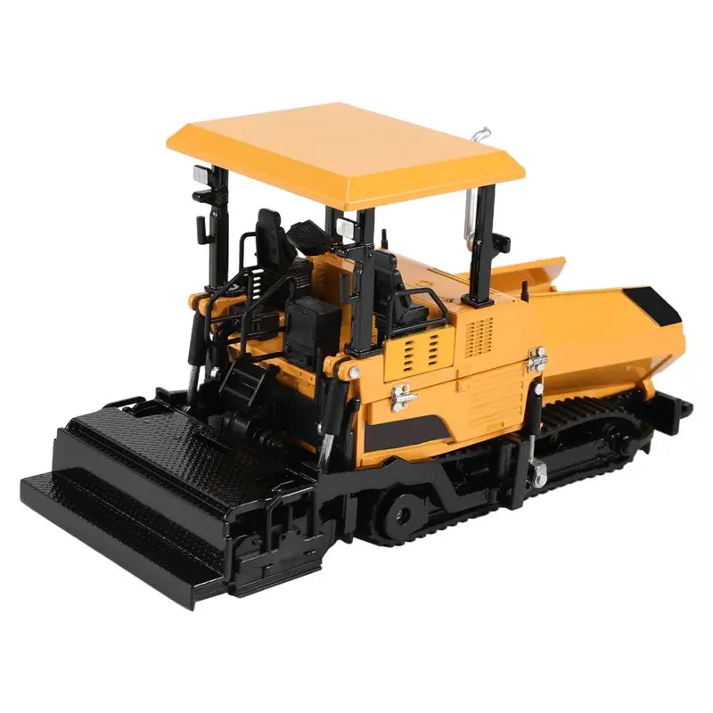 

Pro Alloy Diecast Paver Machine Paving Asphalt Highway Construction Truck 1:40 Engineering Vehicle Model Decoration Kid