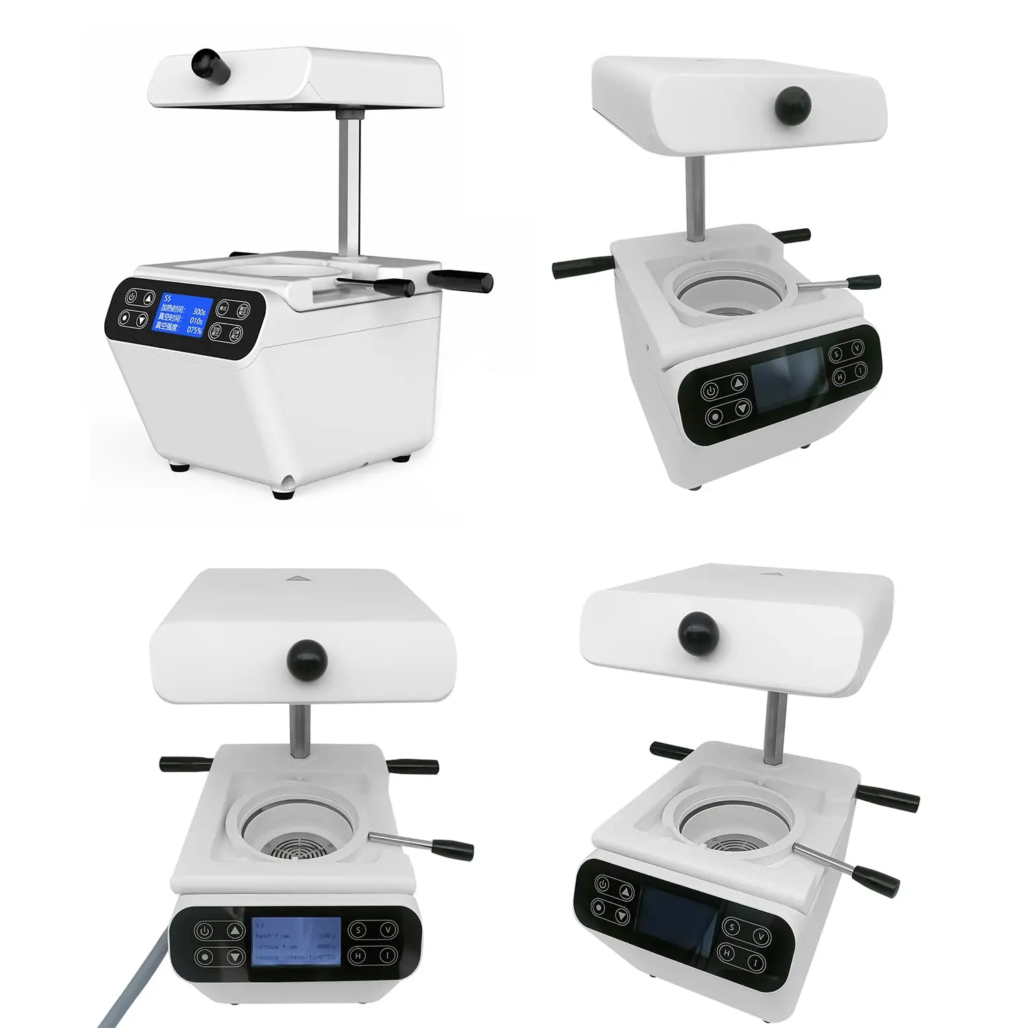 Detal Lab Equipment Automatic Vacuum Forming Machine White Molding Machine Heat Thermoforming with Films