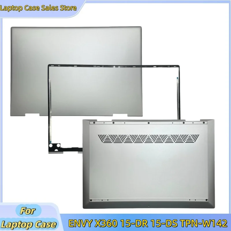 

New For Envy X360 15-DR 15-DS TPN-W142 Top Case Lcd Back Cover Rear Lid/Lcd Front Bezel/Bottom Base Cover Lower Case D shell