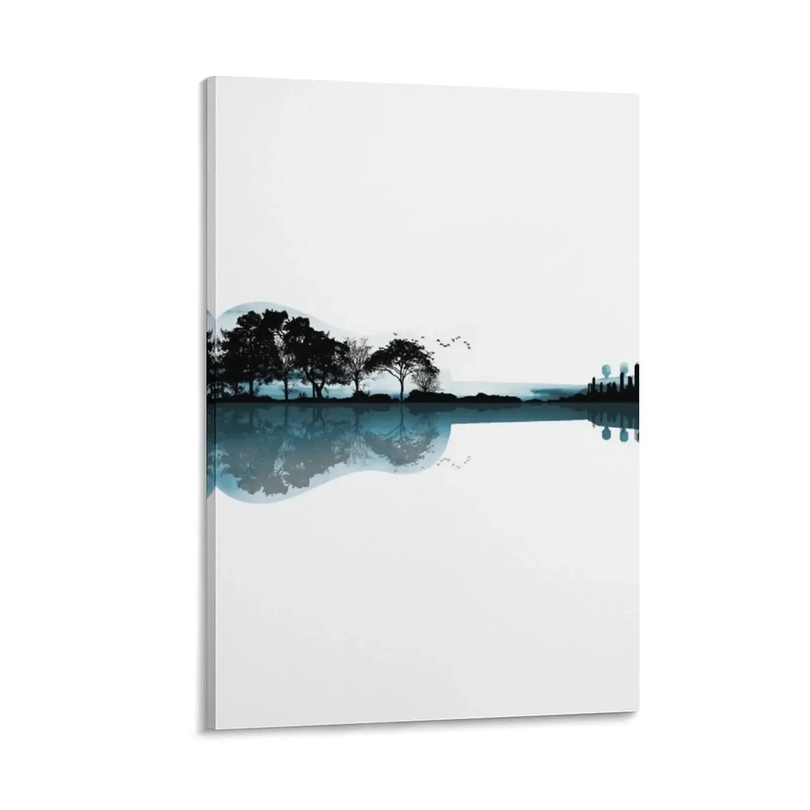 

Nature Guitar Canvas Painting stickers & posters Decoration Posters on the wall