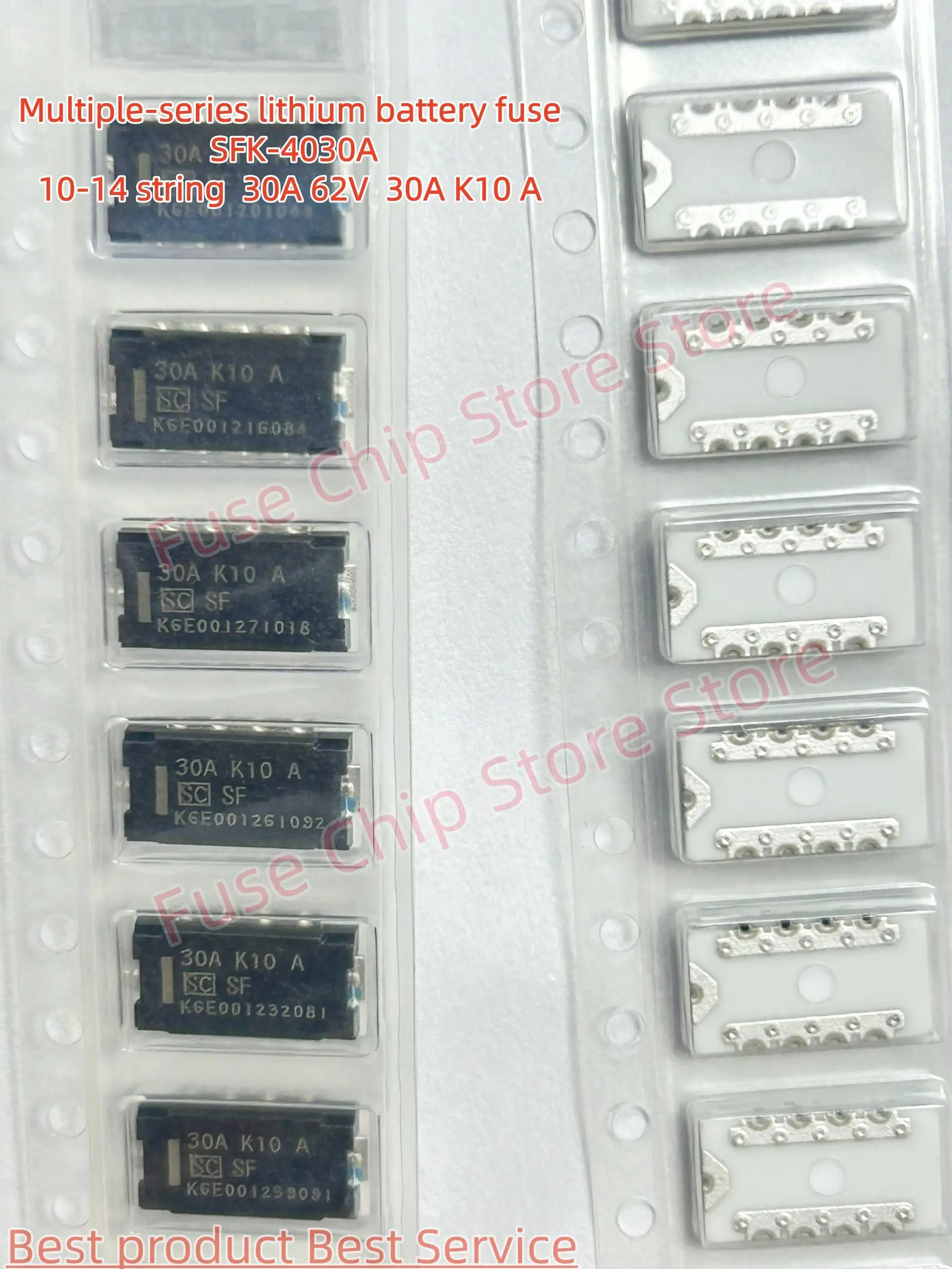 5pcs/10pcs/20pcs Original SFK-4030A   30AK10A   SFK-4030 SFK4030 Lithium Battery Fuse 10-14 Cells 80V 30A