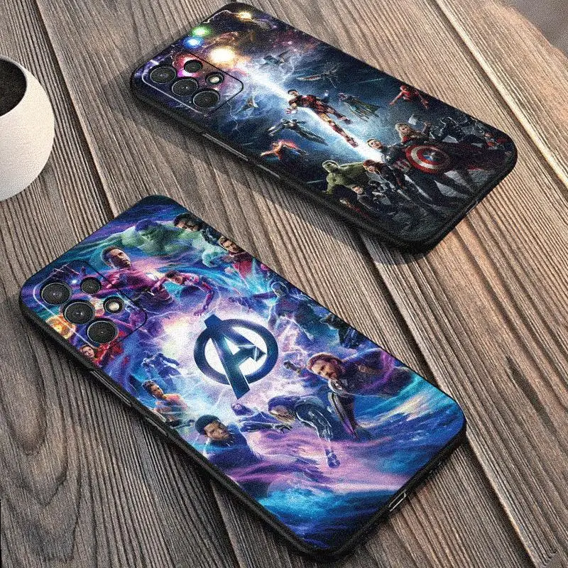 The Avengers Marvel Case for Samsung Galaxy A54 A14 A52 A12 A53 A34 A13 A50 A55 A25 A35 A51 A34 A32 A70 A71 Silicone Phone Cover