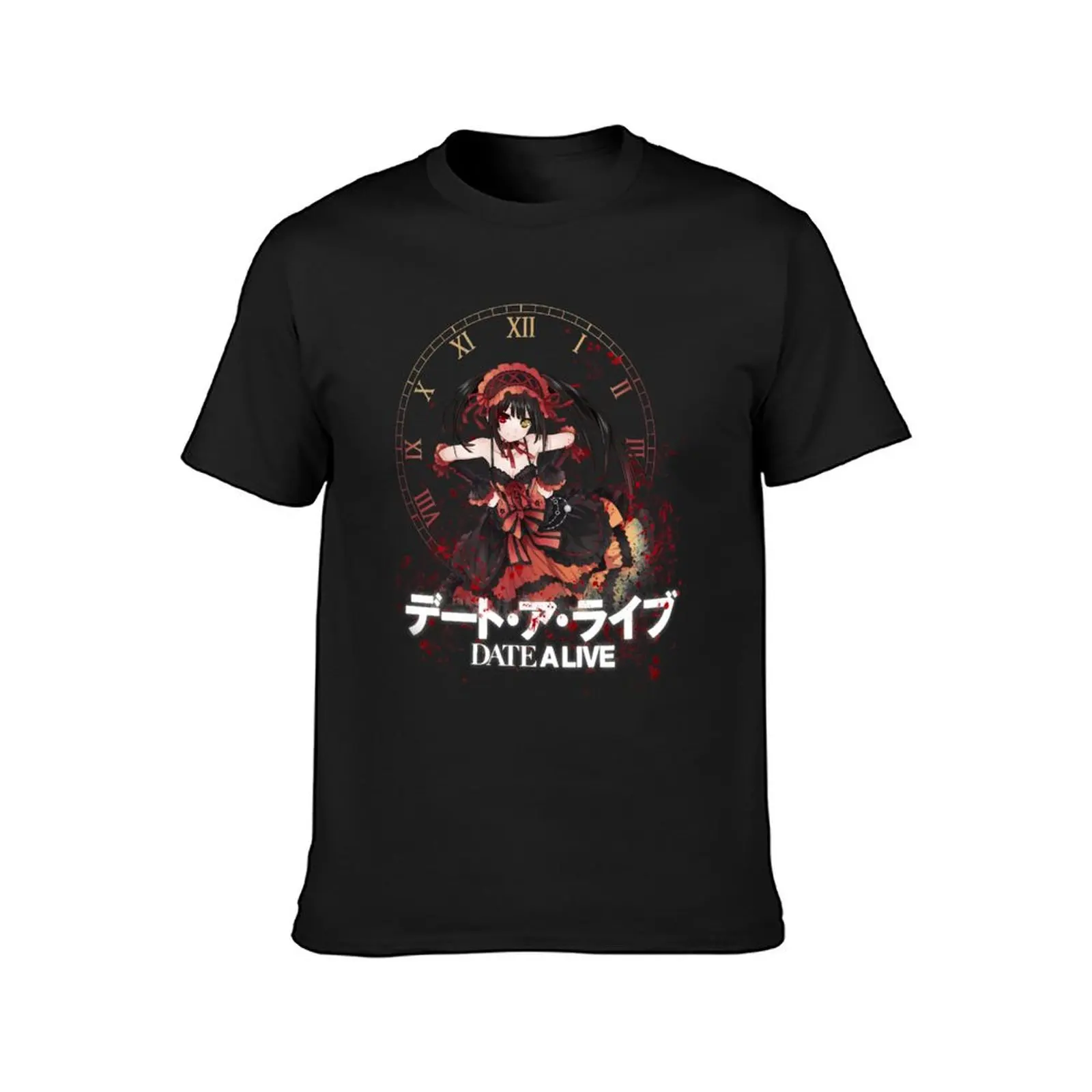 Kurumi - Date a live T-Shirt anime clothes cute tops oversizeds quick drying clothes for men