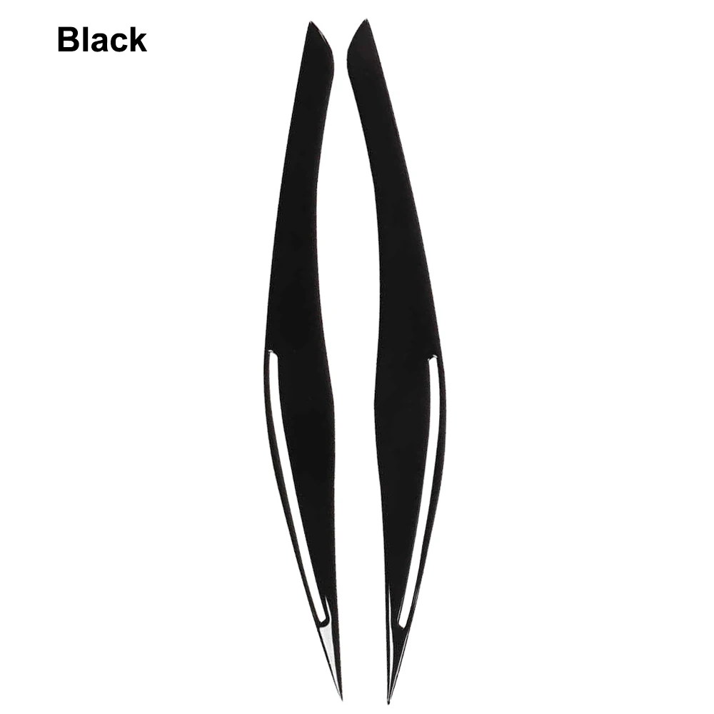 2 قطعة لسيارات BMW 3 Series E90 318i 320i 325i 2009 2010 2011 2012 جفون السيارة المصباح الحاجبين الزخارف اليسار واليمين #5